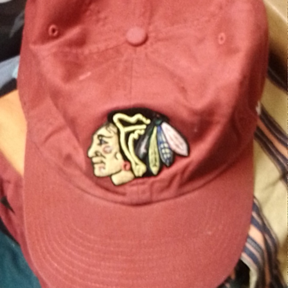 Chicago Blackhawks Red Adjustable Cap